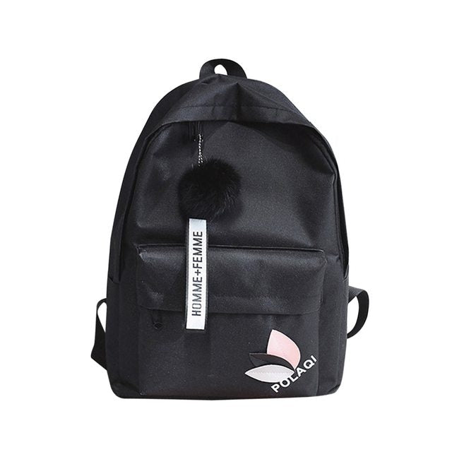 Girls black backpack