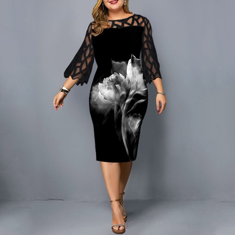 Women's black plus dress