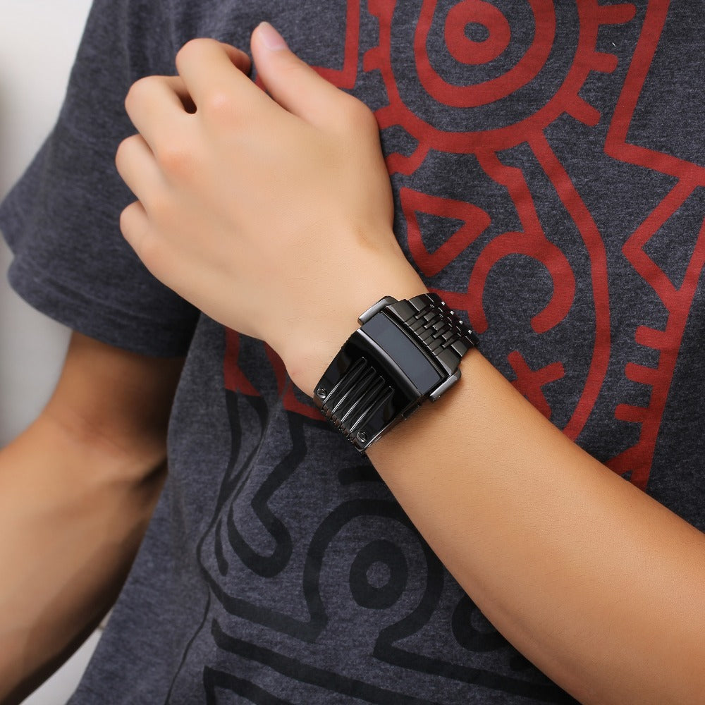 Alternate view: Men's creative design watch