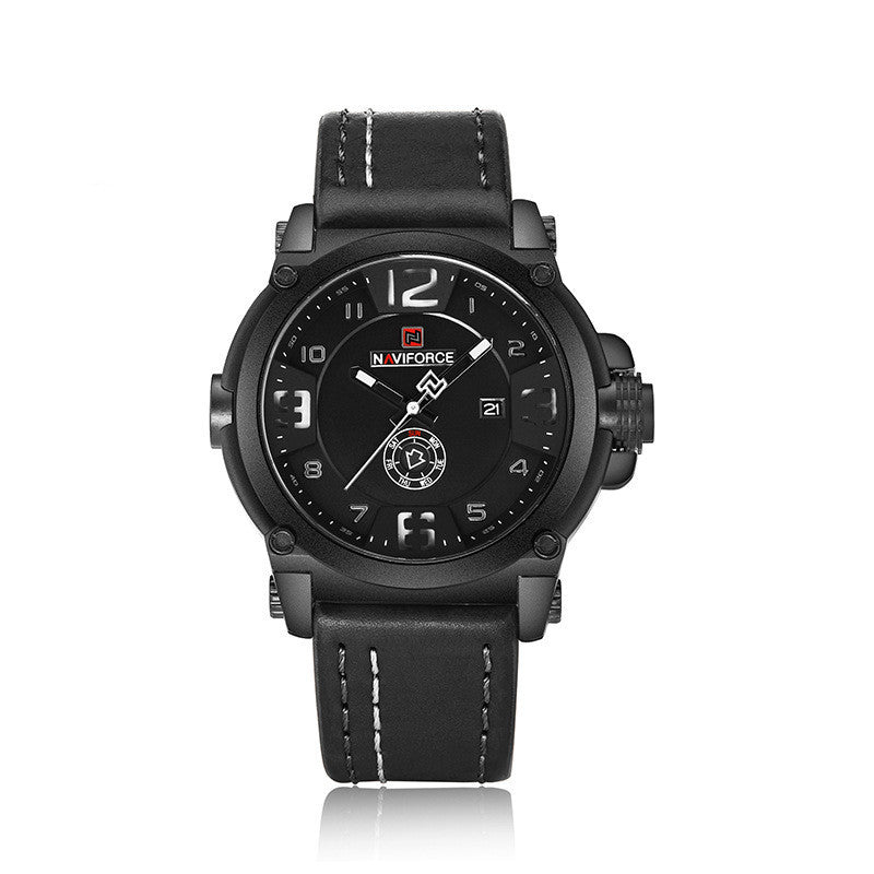 Men's quartz calendar watch