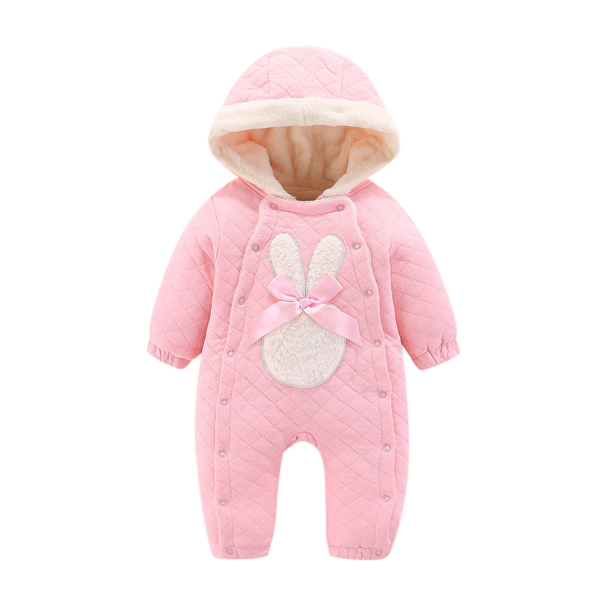 Girls pink romper