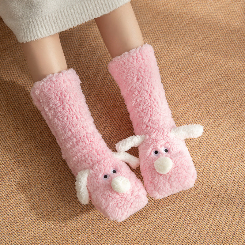 Cute Dog Plush Non-Slip Socks - view 5