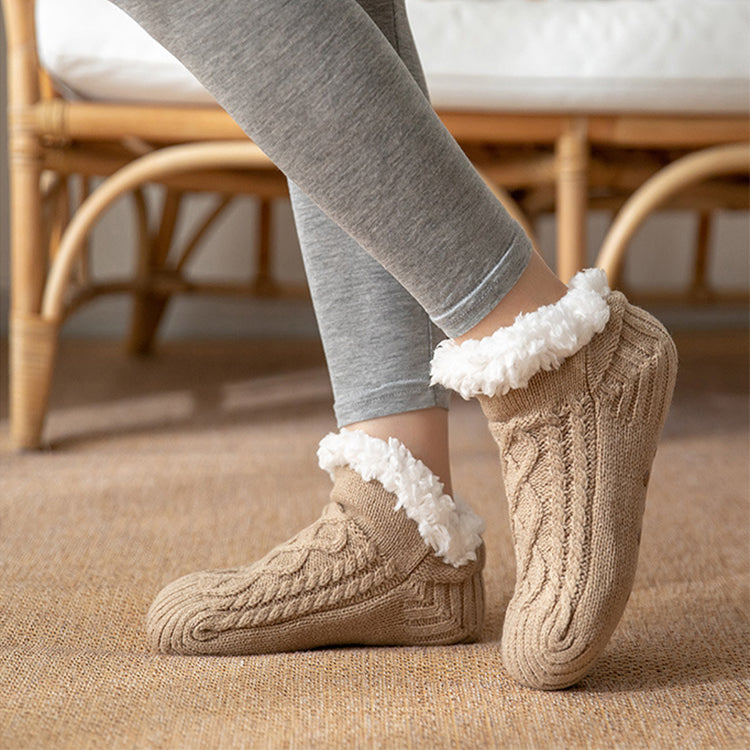 Knitted Plush Non-Slip Socks - view 3
