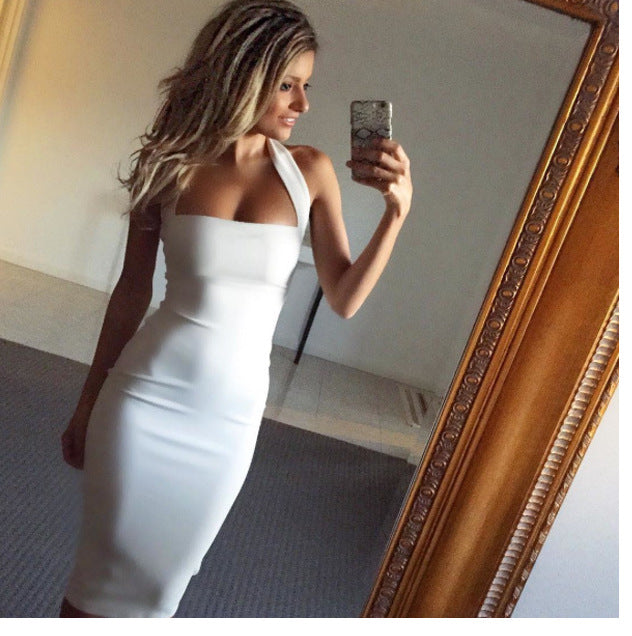 Alternate view: Women's halter neck dress