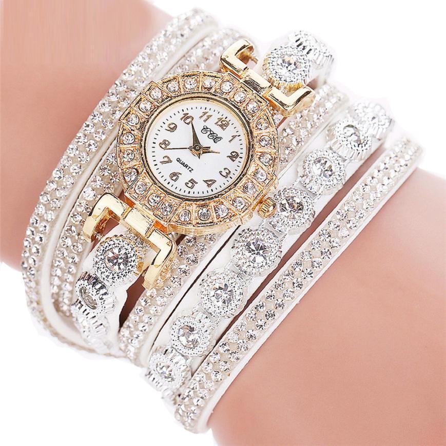Women's rhinestone watch