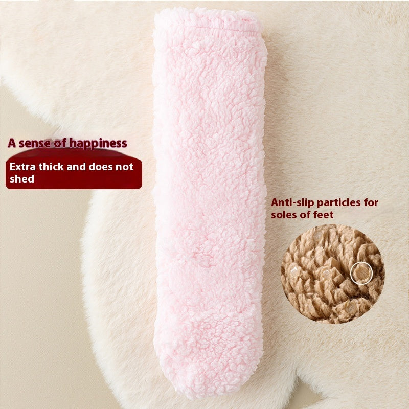Fuzzy Coral Velvet Socks - view 15