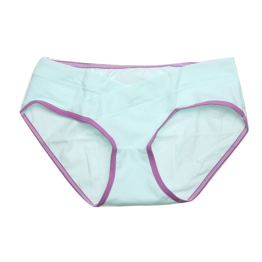 Women's green maternity panties
