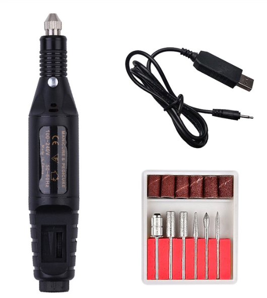 Electric black nail drill pen
