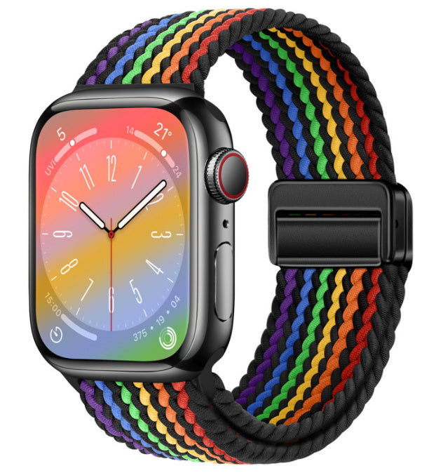 Unisex woven loop watch band