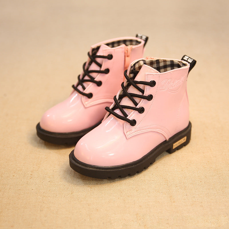 Boys martin short boots