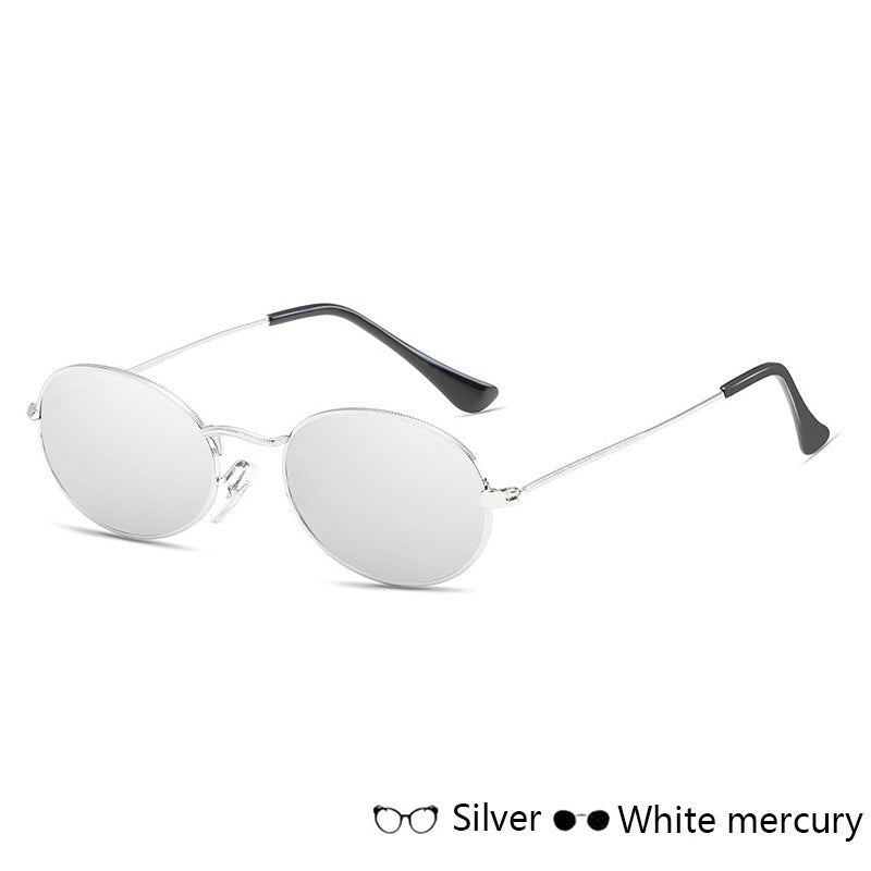 Women's silver sunglasses