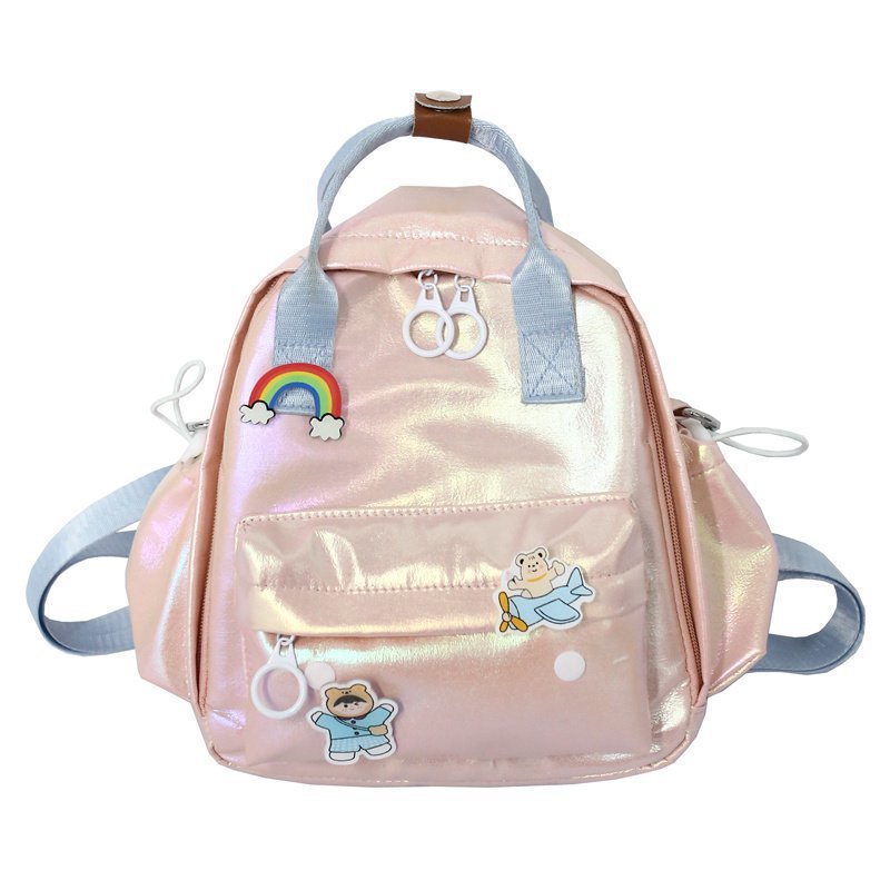 Women's pink small backpack