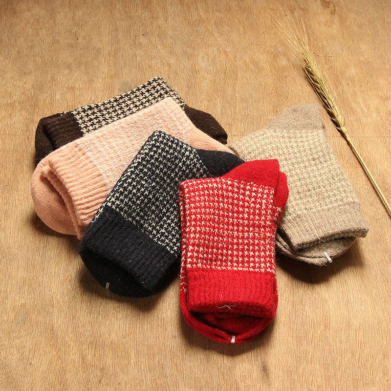 Unisex thick wool socks -pair pack