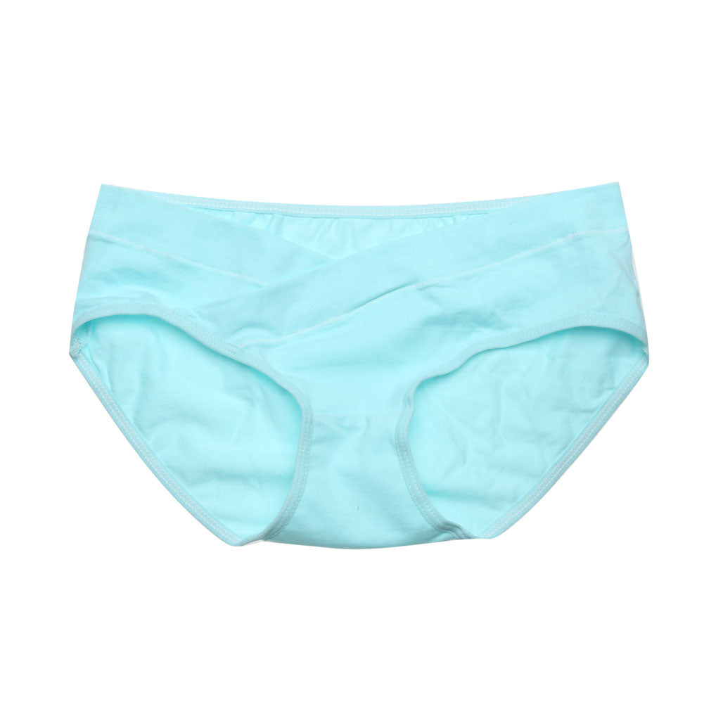 Women's blue maternity panties