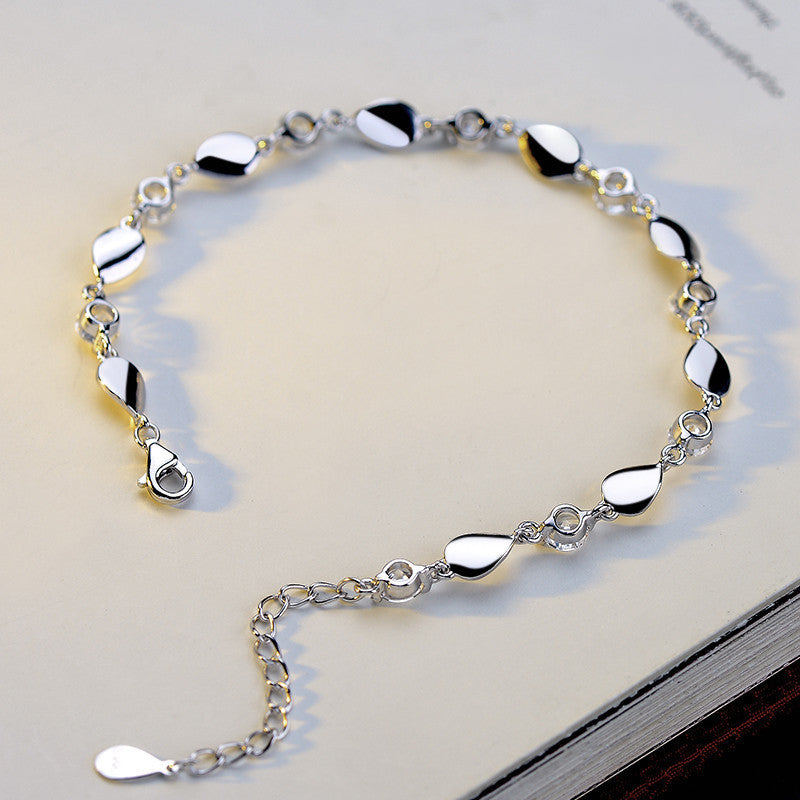Women's diamond 925 silver bracelet