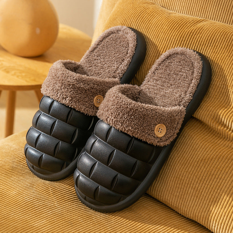 Women's black EVA slippers