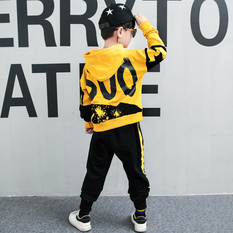 Boys hooded sports suit