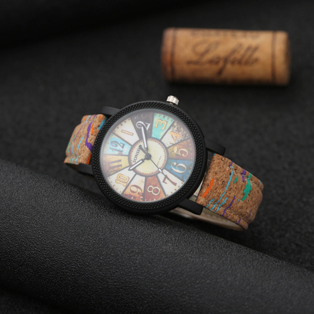 Alternate view: Women's vintage leather watch