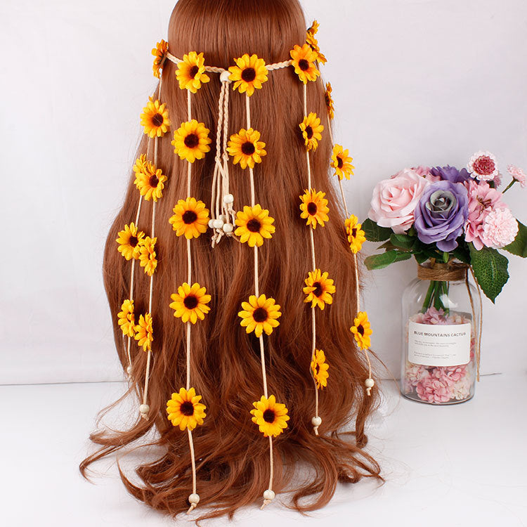 Women's yellow headband
