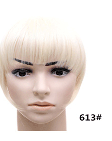 Alternate view: Women's fake bangs hairpiece