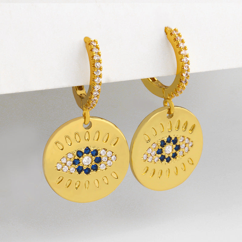 Alternate view: Women's sunflower earrings