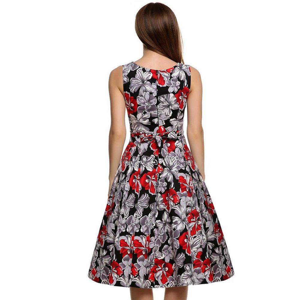 Alternate view: Women's vintage print dress