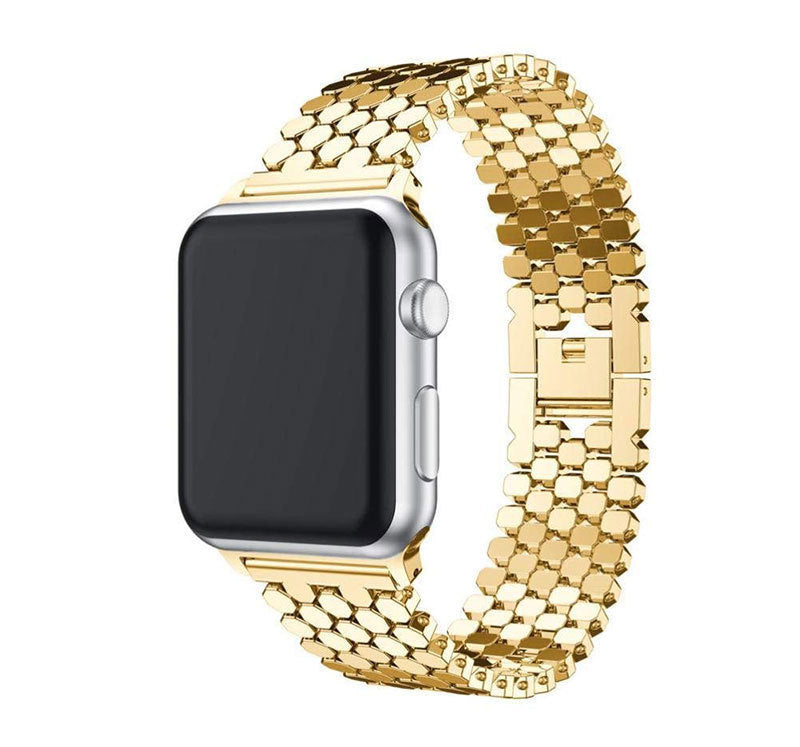 Alternate view: Unisex honeycomb watch strap