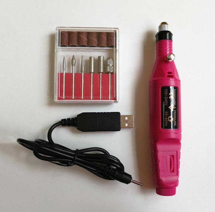 Electric rose red nail drill pen