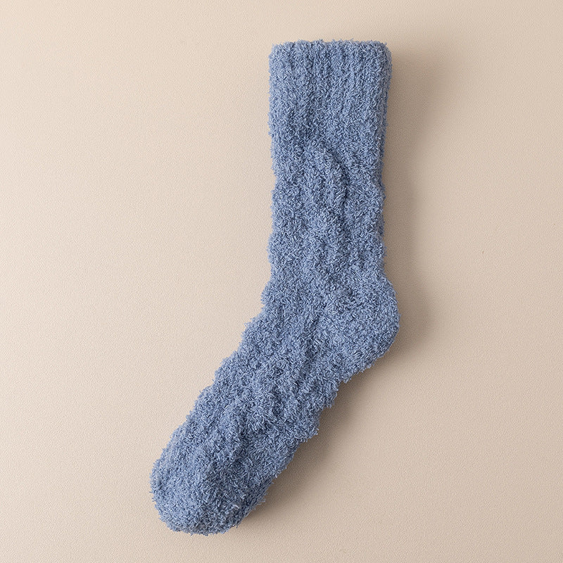 Thick Fuzzy Coral Fleece Socks - view 5