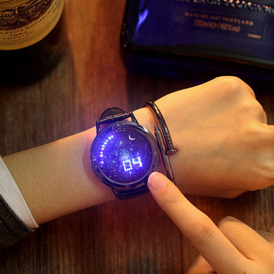Unisex LED touch screen watch