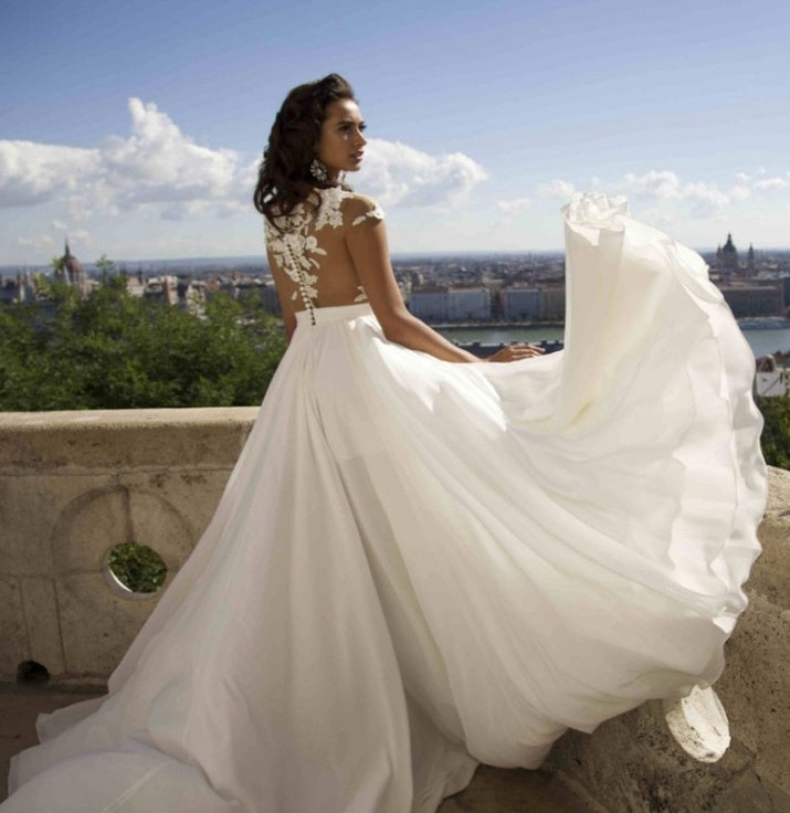 Alternate view: Women's bohemian wedding dress
