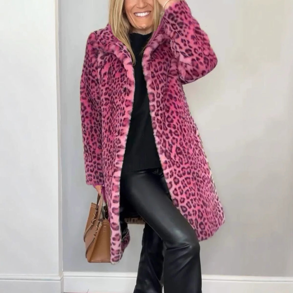 Leopard print coat women - view 2