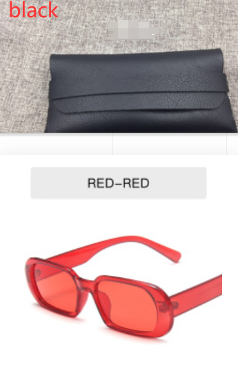 Women's red candy sunglasses