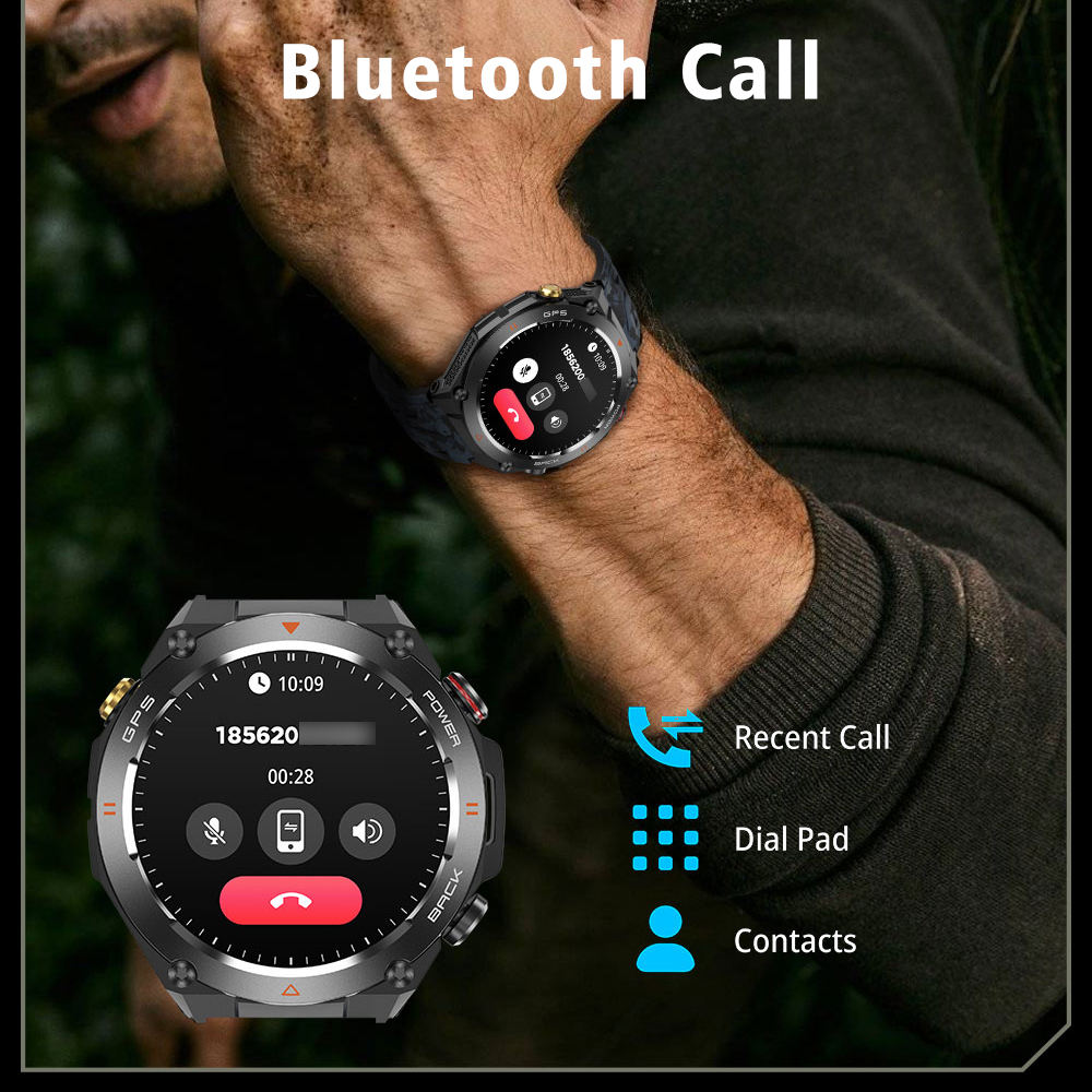 GPS smart watch with altimeter, barometer and compass - view 6