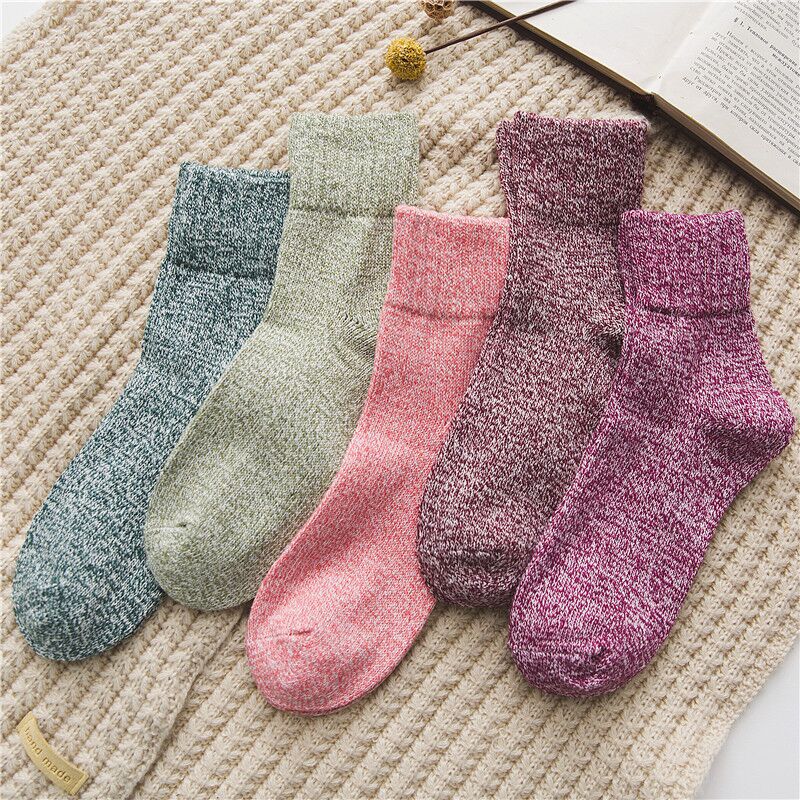 Unisex thick wool socks -pair pack