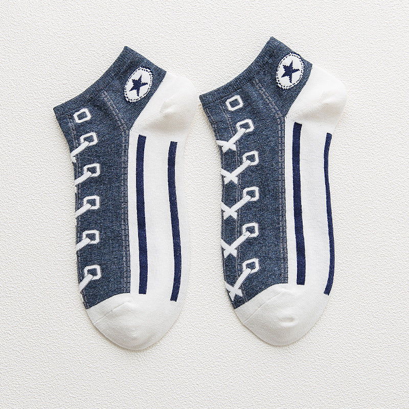 Low Cut Cotton Boat Socks - view 10