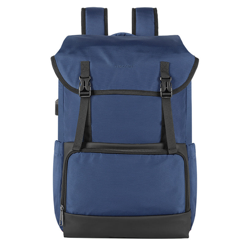 Unisex blue backpack