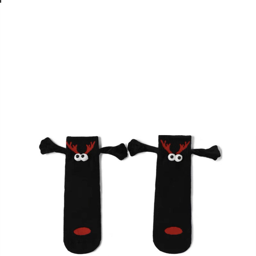 Magnetic Hand-Holding Christmas Socks - view 3