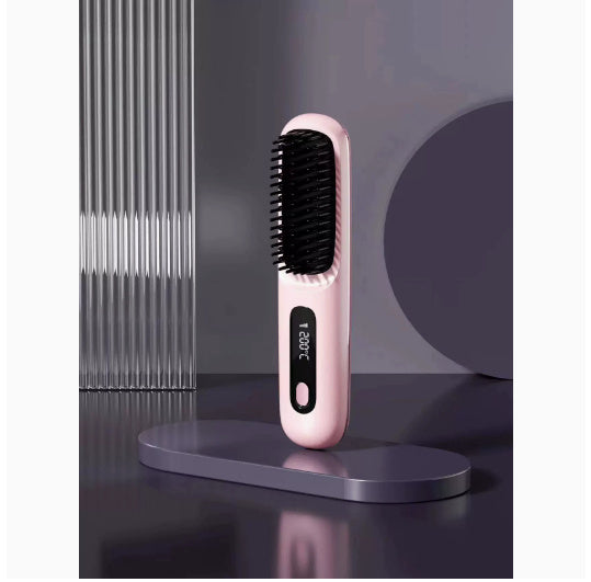 Unisex pink portable comb