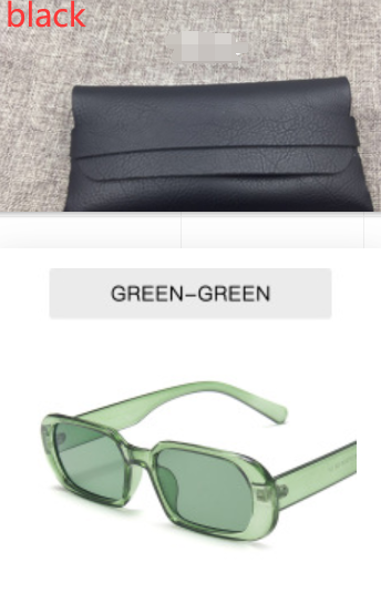 Women's olive green candy sunglasses