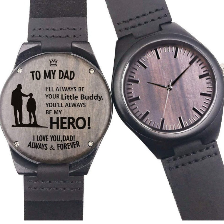 Unisex custom wooden watch