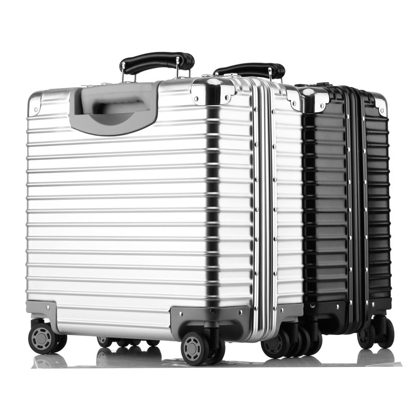 Unisex 18 inch aluminium suitcase