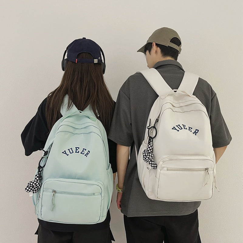 Girls simple nylon backpack