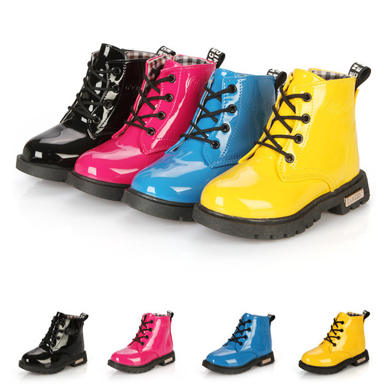 Boys martin short boots