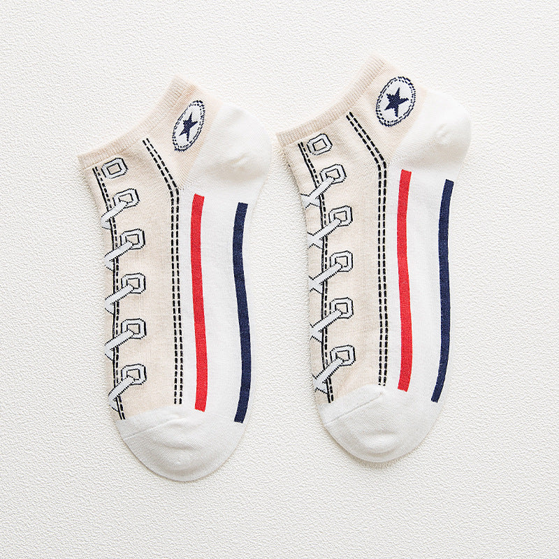 Low Cut Cotton Boat Socks - view 4