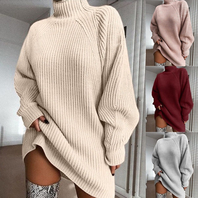 Alternate view: Women's turtleneck sweater dress