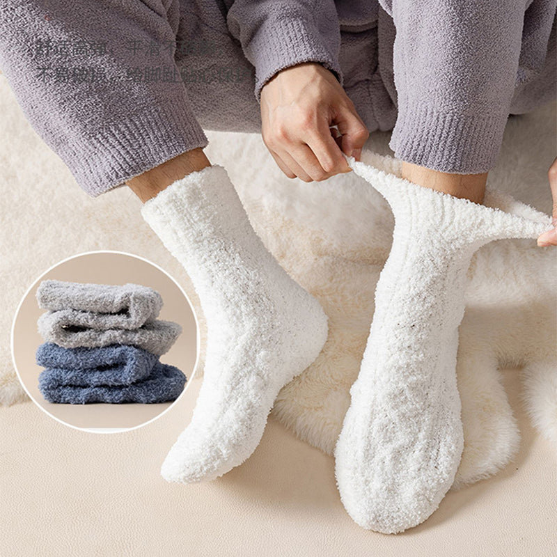 Thick Fuzzy Coral Fleece Socks - view 1