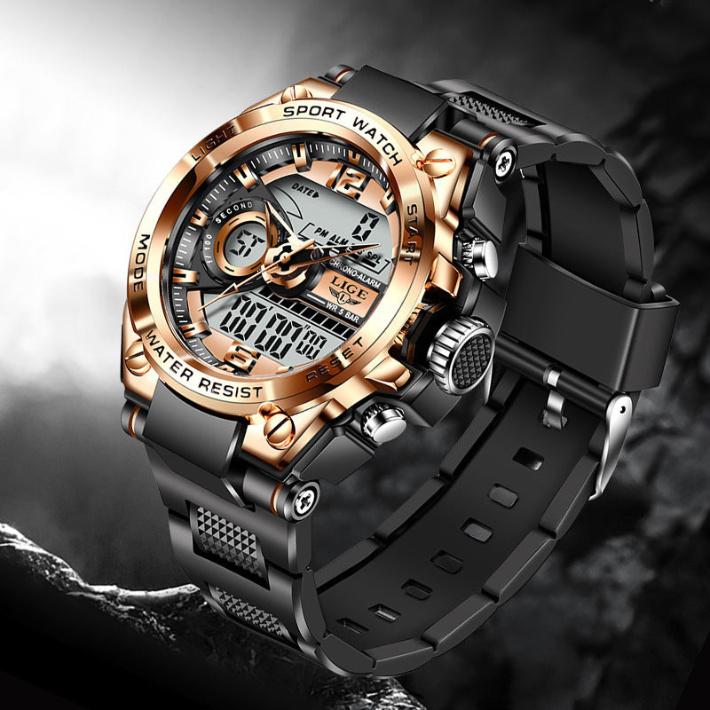 Unisex luminous quartz watch