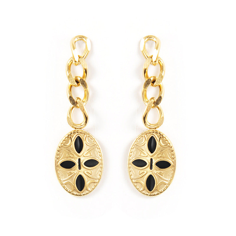 Alternate view: Women's titanium earrings