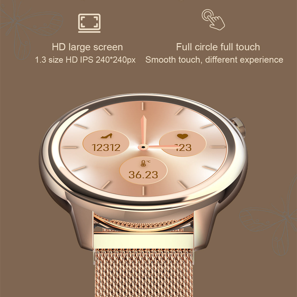 Alternate view: Unisex smart watch